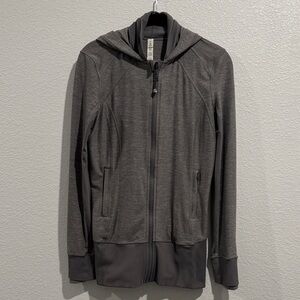 Lululemon Athletica Charcoal Zip-Up Jacket